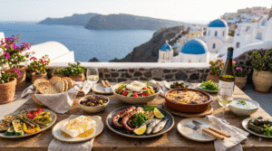 santorini cusine