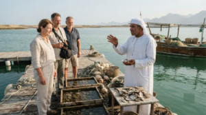 professional cultural travel photograph at Suwaidi Pearls Farm in Ras Al Khaimah, UAE,
