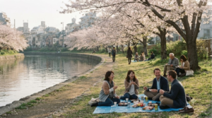 professional spring travel photograph in Tokyo, Japan
