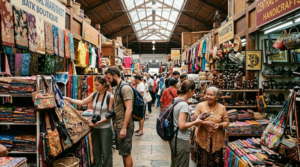 professional documentary travel photograph of Central Market Kuala Lumpur,