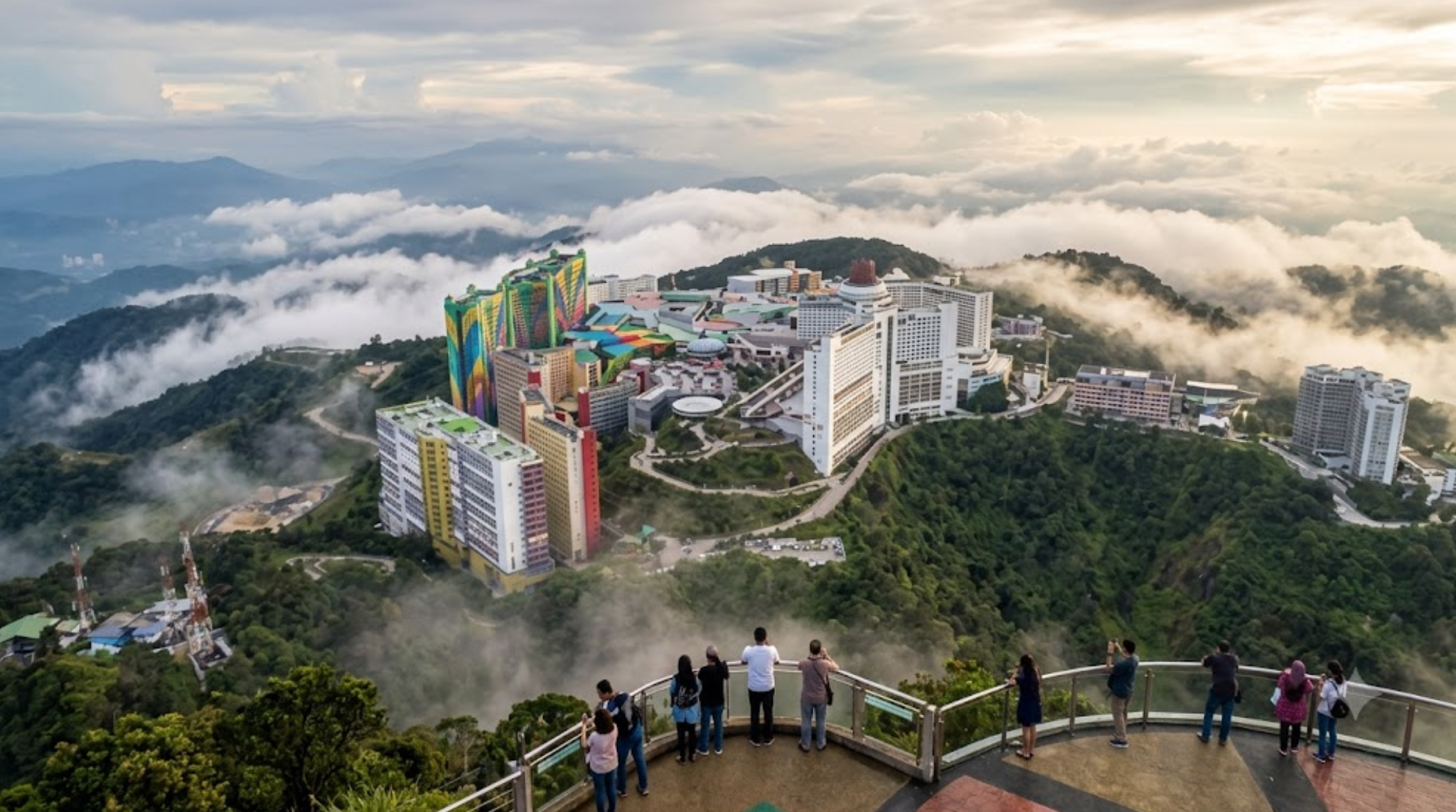travel photograph of Genting SkyWorlds Theme Park in Genting Highlands,