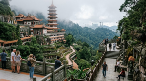 photograph of Chin Swee Caves Temple in Genting Highlands, Malaysia,