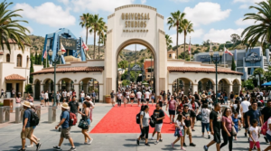 travel photograph of Universal Studios Hollywood in Los Angeles, California, USA